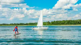 Superman na przeczce między Śniardwami a jeziorem Mikołajskim, sierpień 2025 r. - zdjęcie 22