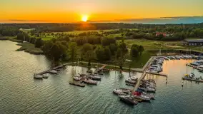 Zachód słońca z tęczą w tle, przystań Nautica, sierpień 2025 r. - zdjęcie 42