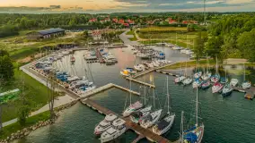 Zachód słońca z tęczą w tle, przystań Nautica, sierpień 2025 r. - zdjęcie 50