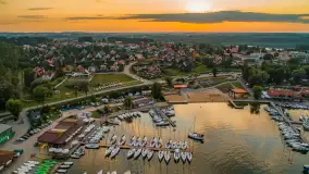 Zachód nad Wilkasami i portem AZS Wilkasy, sierpień 2025 r. - zdjęcie 12