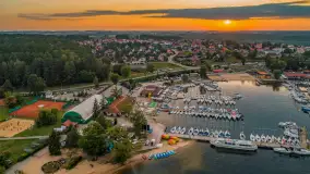 Zachód nad Wilkasami i portem AZS Wilkasy, sierpień 2025 r. - zdjęcie 6