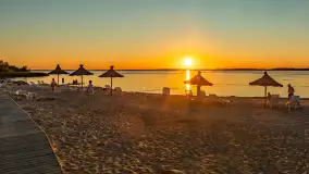 Zachód słońca nad jeziorem Śniardwy, Marina Śniardwy, sierpień 2025 r. - zdjęcie 29