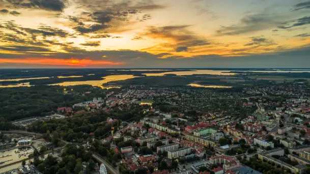 Zachód słońca nad Giżyckiem i Ekomariną, sierpień 2025 r. - zdjęcie 6