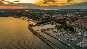 Zachód słońca nad Giżyckiem i Ekomariną, sierpień 2025 r. - zdjęcie 37