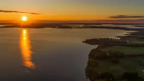 Ostatnie dzień wakacji, zachód słońca nad jeziorem Dargin - zdjęcie 23