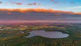 Ostatnie dzień wakacji, zachód słońca nad jeziorem Dargin - zdjęcie 24