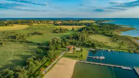 Mamry, Węgorapa i Węgorzewo w tle z drona, sierpień 2025 r. - zdjęcie 1