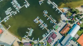 Wilkasy i Niegocin pod koniec sierpnia z lotu ptaka - zdjęcie 13