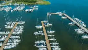 Wilkasy i Niegocin pod koniec sierpnia z lotu ptaka - zdjęcie 31