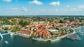 Mikołajki z lotu ptaka, wrzesień 2025 r. - zdjęcie 1