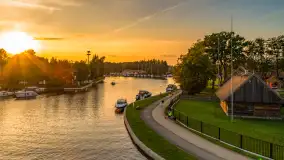 Zachód słońca nad Węgorzewem, sierpień 2025 r. - zdjęcie 8