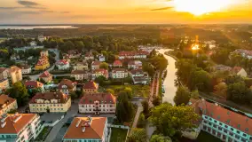 Zachód słońca nad Węgorzewem, sierpień 2025 r. - zdjęcie 16