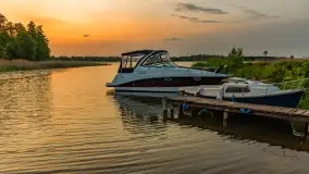 Zachód słońca nad jeziorem Jagodnem, czerwiec 2025 r. - zdjęcie 1