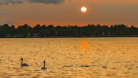 Zachód słońca nad jeziorem Jagodnem, czerwiec 2025 r. - zdjęcie 8