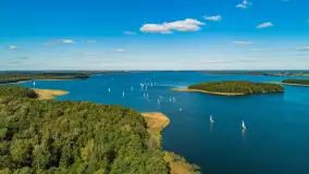 Mazury z lotu ptaka, końcówka sierpnia - wrzesień 2025 r. - zdjęcie 13