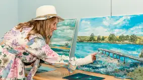 Fotorelacja z Wernisażu, Międzynarodowy Plener Malarski, październik 2025 r. - zdjęcie 56