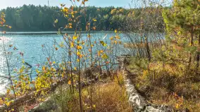 Mazurska jesień nad jeziorem Wesołek, październik 2025 r. - zdjęcie 18