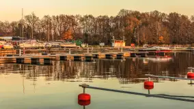 Zachód słońca, końcówka kolorów jesieni w Sztynorcie, listopad 2025 r. - zdjęcie 51