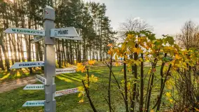 Końcówka jesieni w Pięknym Brzegu, nad jeziorem Święcajty, listopad 2025 r. - zdjęcie 1