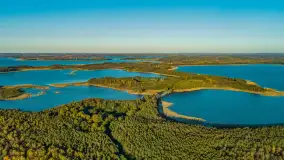 Jesienne Mazury z drona, mix ujęć, październik 2025 r. - zdjęcie 5