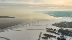 Niegocin skuty lodem w okowach zimowych mgieł, styczeń 2026  - zdjęcie 19