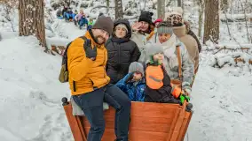 Kulig w puszczy Piskiej razem z OW Wodnik, Ruciane-Nida, Styczeń 2026 r. - zdjęcie 23