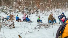 Kulig w puszczy Piskiej razem z OW Wodnik, Ruciane-Nida, Styczeń 2026 r. - zdjęcie 20