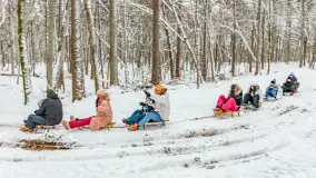 Kulig w puszczy Piskiej razem z OW Wodnik, Ruciane-Nida, Styczeń 2026 r. - zdjęcie 16