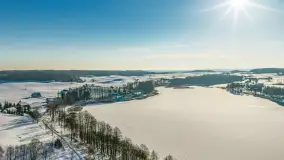 Paprotki i jezioro Paproteckie w zimowej aurze, styczeń 2026 r. - zdjęcie 24