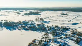 Paprotki i jezioro Paproteckie w zimowej aurze, styczeń 2026 r. - zdjęcie 5