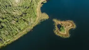 Łabędzi Ostrów z lotu ptaka, wrzesień 2024 r. - zdjęcie 34