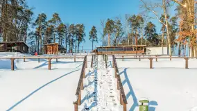 Wodnik nad jeziorem Nidzkim w zimowej scenerii, styczeń 2026 r. - zdjęcie 19