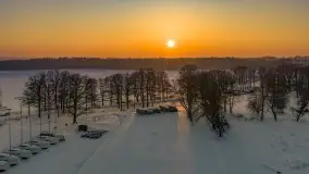 Zachód słońca w Sztynorcie z lotu ptaka, styczeń 2026 r.  - zdjęcie 31