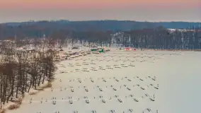 Zachód słońca w Sztynorcie z lotu ptaka, styczeń 2026 r.  - zdjęcie 29