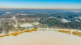 Jezioro Gołdopiwo i Brzezówka z drona, styczeń 2026 r. - zdjęcie 20