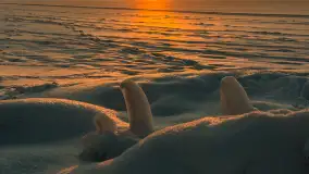 Zachód słońca nad jeziorem Śniardwy, styczeń 2026 r. - zdjęcie 25