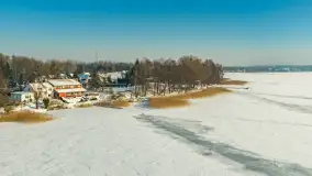 Jezioro Święcajty i przystań Nautica w Kolonii Rybackiej, wersja zimowa, styczeń 2026 .r - zdjęcie 7