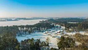 Piękny Brzeg i Leśna Przystań z drona, zima 2026 r. - zdjęcie 17