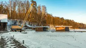 Zachód słońca nad jeziorem Nidzki, Pod Dębem, styczeń 2026 r. - zdjęcie 5