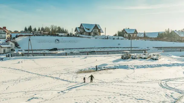 Jezioro Śniardwy i Marina Śniardwy, wersja zimowa, styczeń 2026 r. - zdjęcie 3