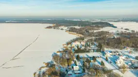 Jezioro Śniardwy i Marina Śniardwy, wersja zimowa, styczeń 2026 r. - zdjęcie 12