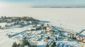 Jezioro Śniardwy i Marina Śniardwy, wersja zimowa, styczeń 2026 r. - zdjęcie 22