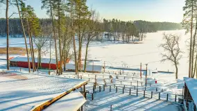 Ruciane-Nida, jezioro Nidzkie i OW Wodnik zimą, styczeń 2026 r. - zdjęcie 21