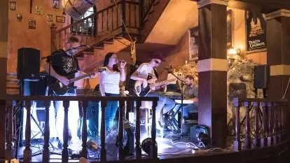 Zdjęcia: Załoga śpiewała, publiczność tańczyła