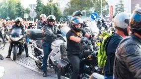 Zdjęcia: Parada motocykli ulicami Giżycka  - zdjęcie 22