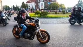 Zdjęcia: Parada motocykli ulicami Giżycka  - zdjęcie 12