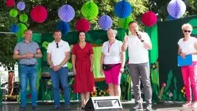 Zdjęcia: Rodzinna zabawa na plaży miejskiej nad Niegocinem  - zdjęcie 7