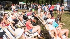 Zdjęcia: Rodzinna zabawa na plaży miejskiej nad Niegocinem  - zdjęcie 12