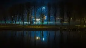 Wieczorne i nocne Giżycko, luty 2020 - zdjęcie 34