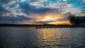 Zachód słońca widoczny w Sztynorcie, 27 luty 2020 - zdjęcie 9